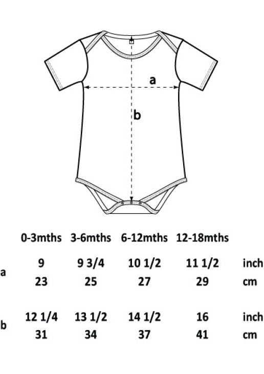Baby 100% Organic Cotton Bodysuit