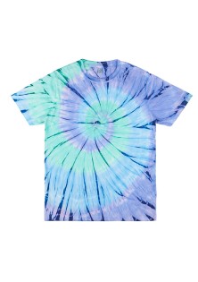 Unisex 100% Organic Cotton Blue Tie Dye T-Shirt